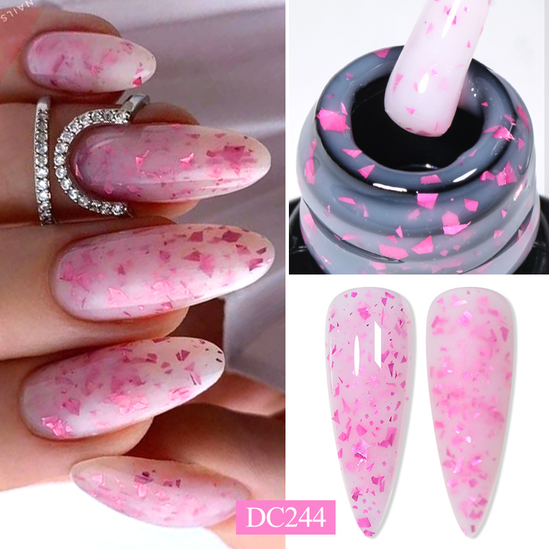 Nail Foil Transfer - جل التمديد السريع اللامع من Mtssii