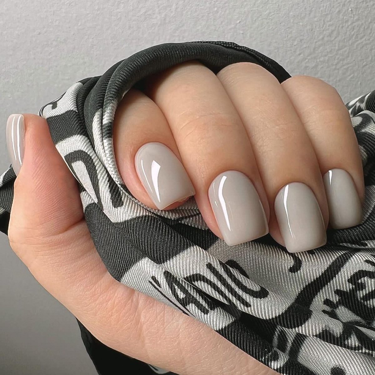 Nail Art Simple Elegant - أظافر صناعية فرنسية قصيرة بلون واحد