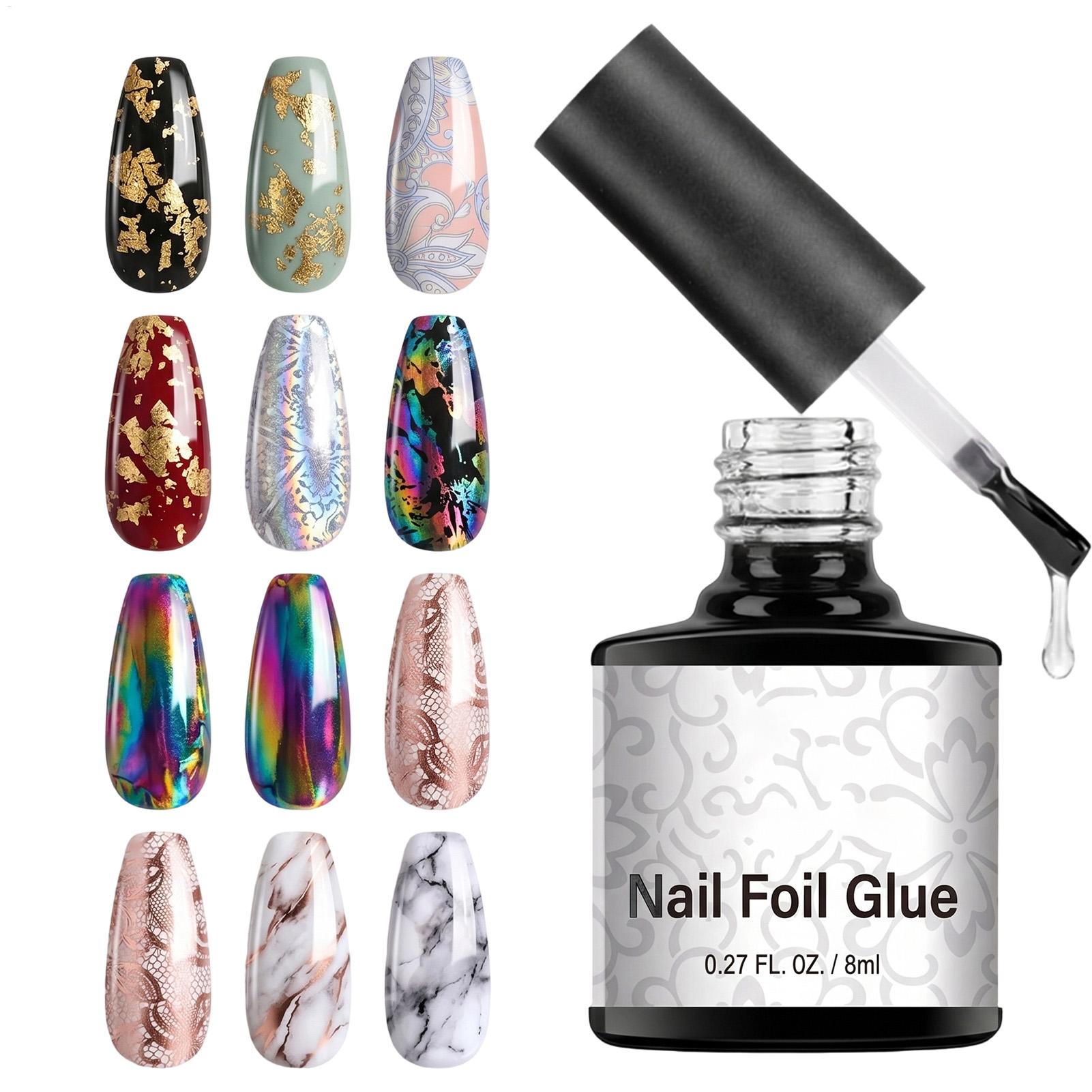Nail Foil Transfer - جل لاصق للأظافر 8 مل، جل