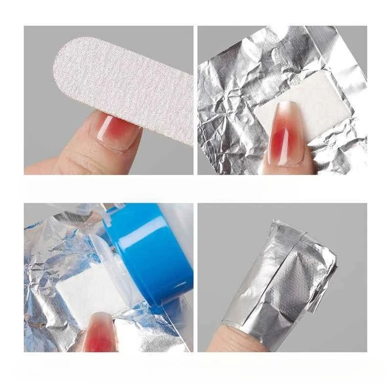 100 قطعة مزيل الألومنيوم احباط - مراجعة Nail Foil Transfer وسعره