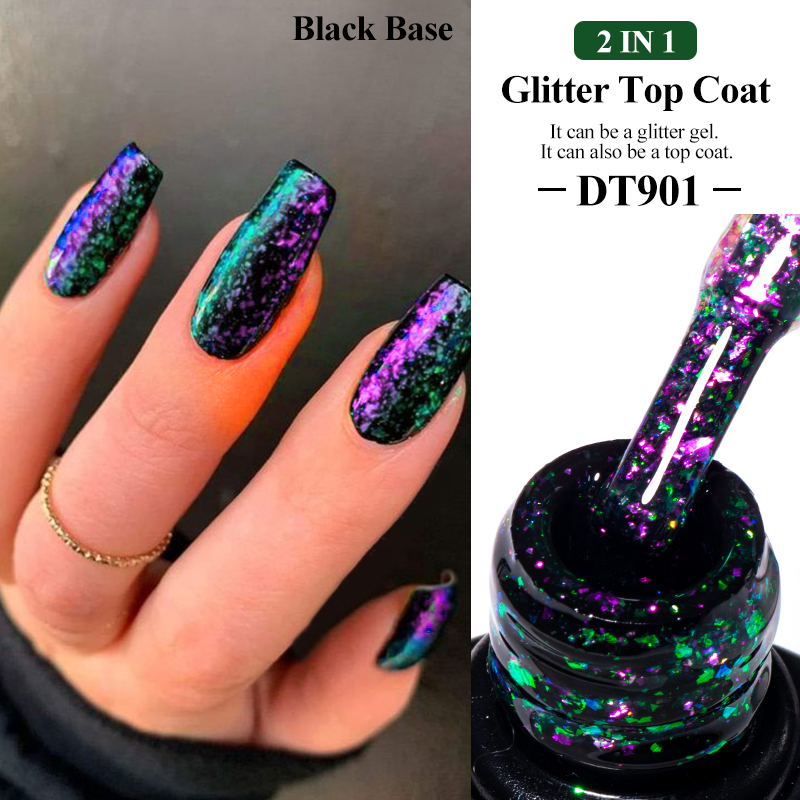 يجتمع عبر 7 مللي بريق سباركلي  - مراجعة Nail Foil Transfer وسعره