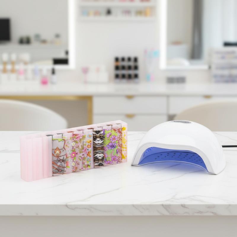 صندوق تخزين رقائق الأظافر بـ 1 - مراجعة Nail Foil Transfer وسعره