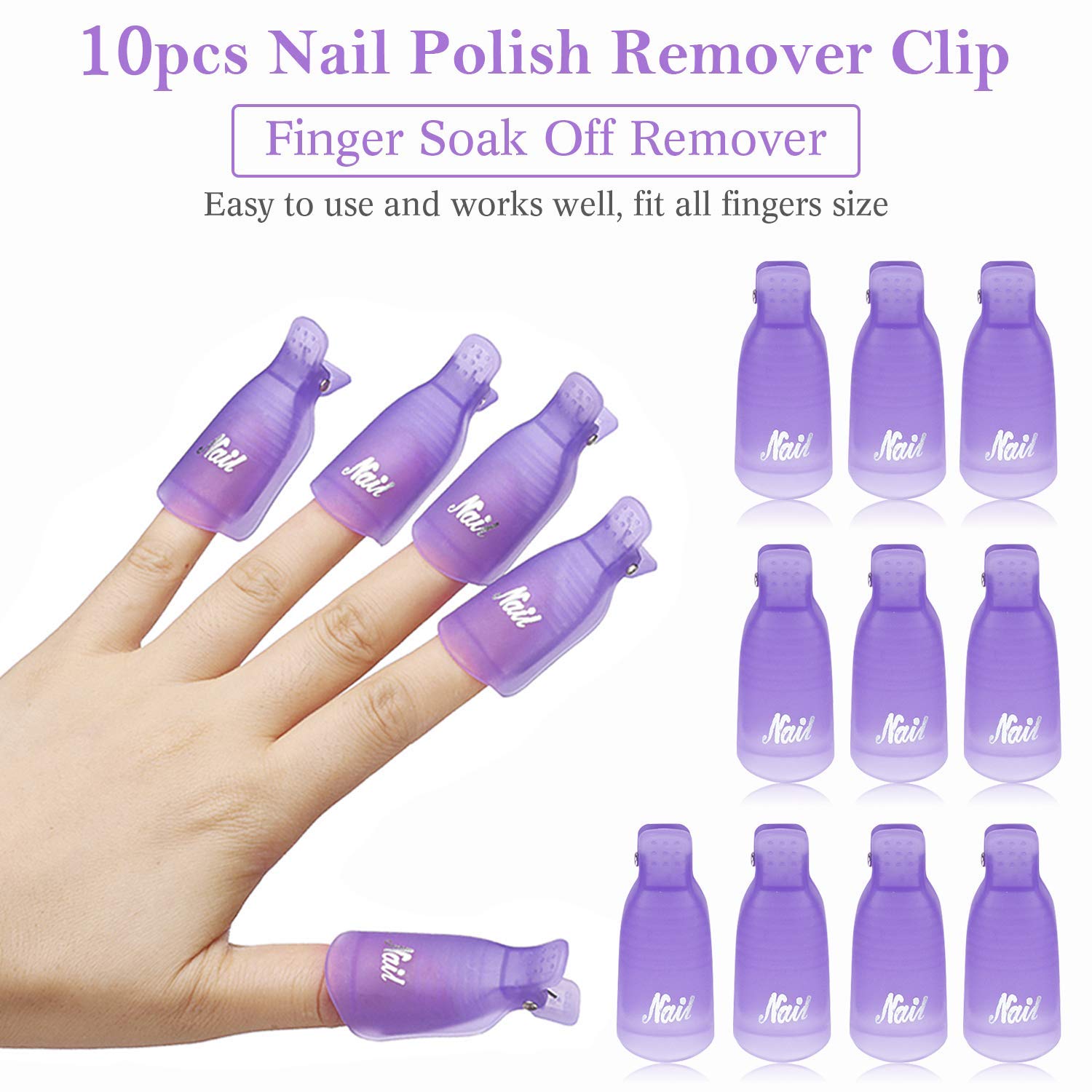 10 قطع من مشابك بلاستيكية لإزا - مراجعة Nail Art Ideas وسعره