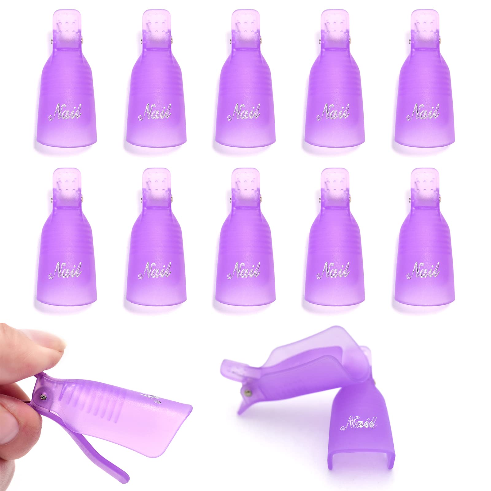 10 قطع من مشابك بلاستيكية لإزا - مراجعة Nail Art Ideas وسعره