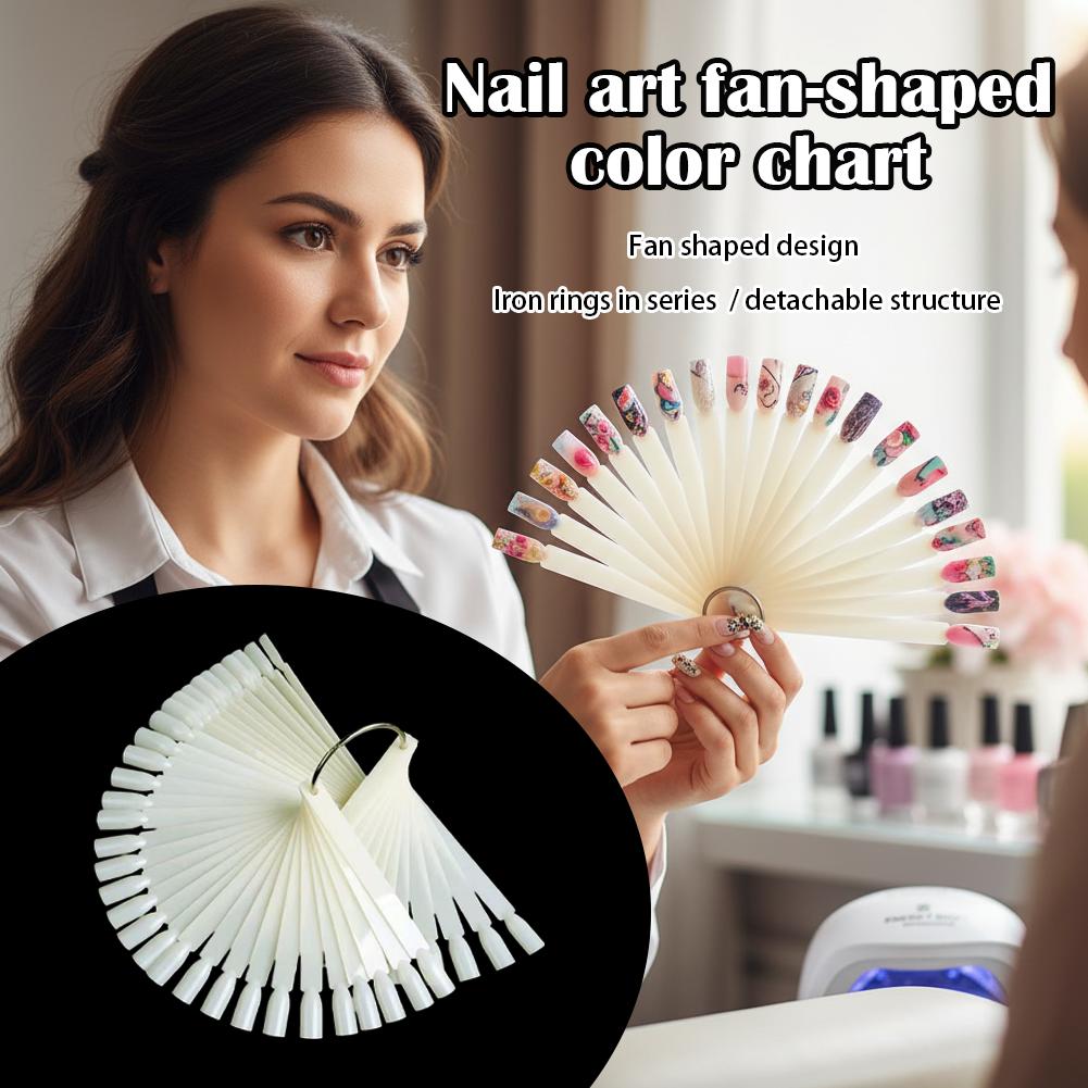 50 قطعة عينة أظافر شفافة، بطاق - مراجعة Nail Art Quotes وسعره