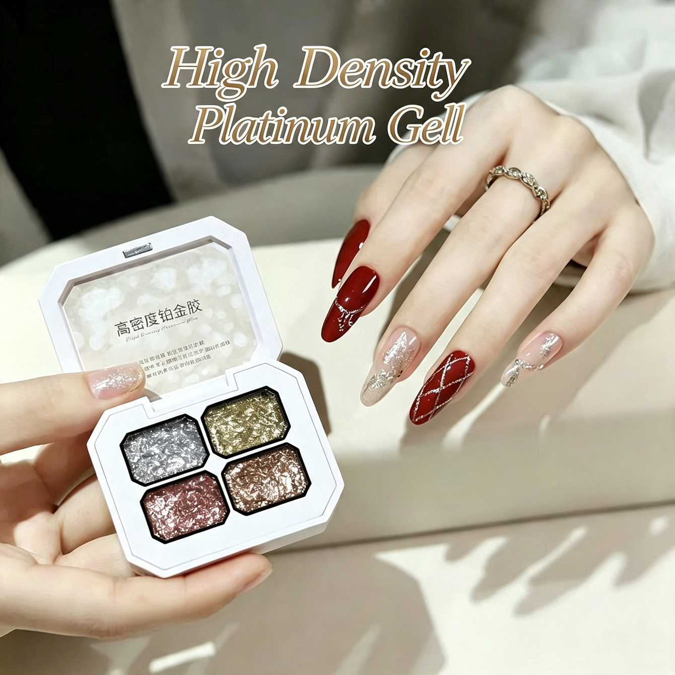MIANEL لوحة جل أظافر بلاتيني س - مراجعة Nail Foil Transfer وسعره