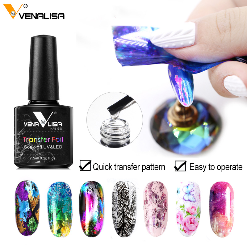 Venalisa 7.5 مللي نقل احباط هل - مراجعة Nail Foil Transfer وسعره
