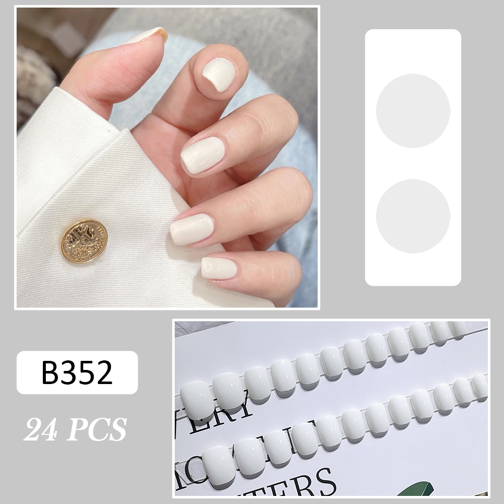 24 قطعة من الأظافر الاصطناعية  - مراجعة Nail Art Simple Elegant وسعره
