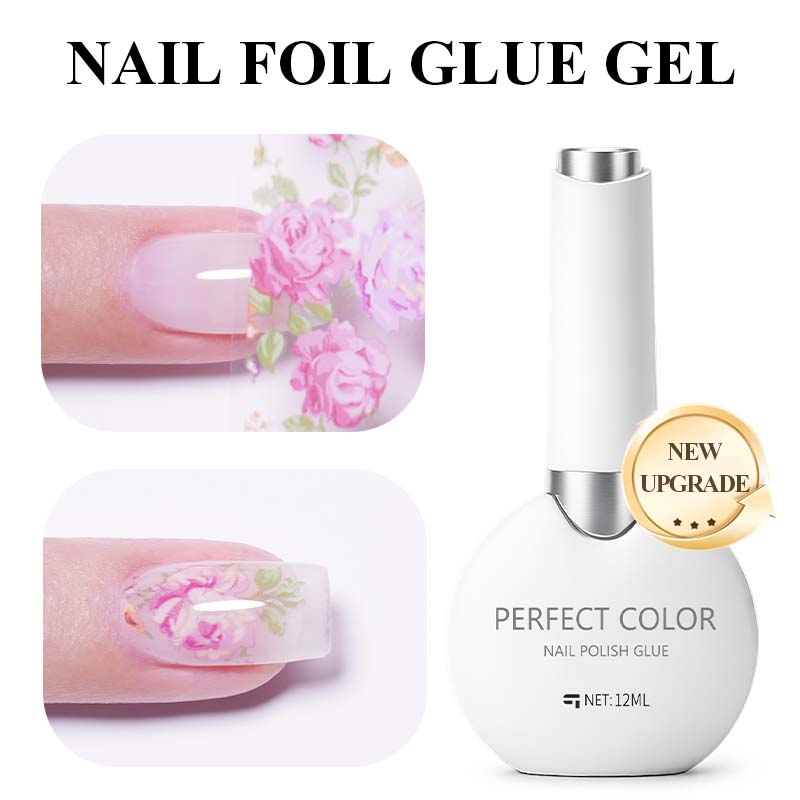 جل لاصق للأظافر PERFECT COLOR  - مراجعة Nail Foil Transfer وسعره