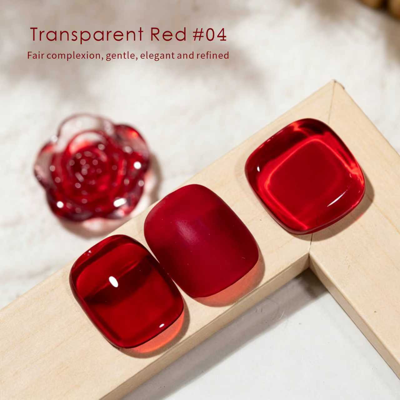 طلاء أظافر أحمر شفاف بحجم 15 م - مراجعة Nail Art Simple Elegant وسعره