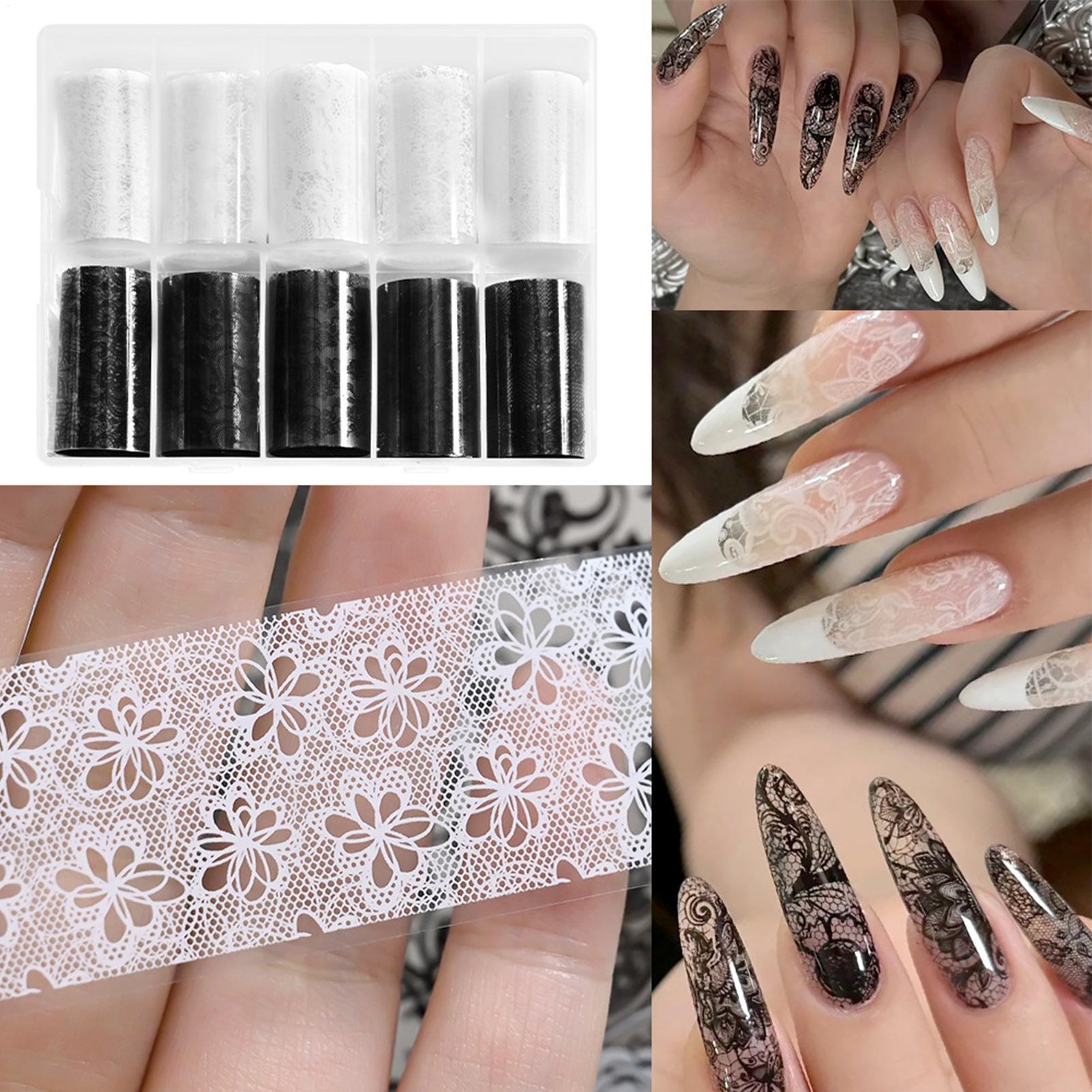 مجموعة من 10 قطع من رقائق الأظ - مراجعة Nail Art Quotes وسعره