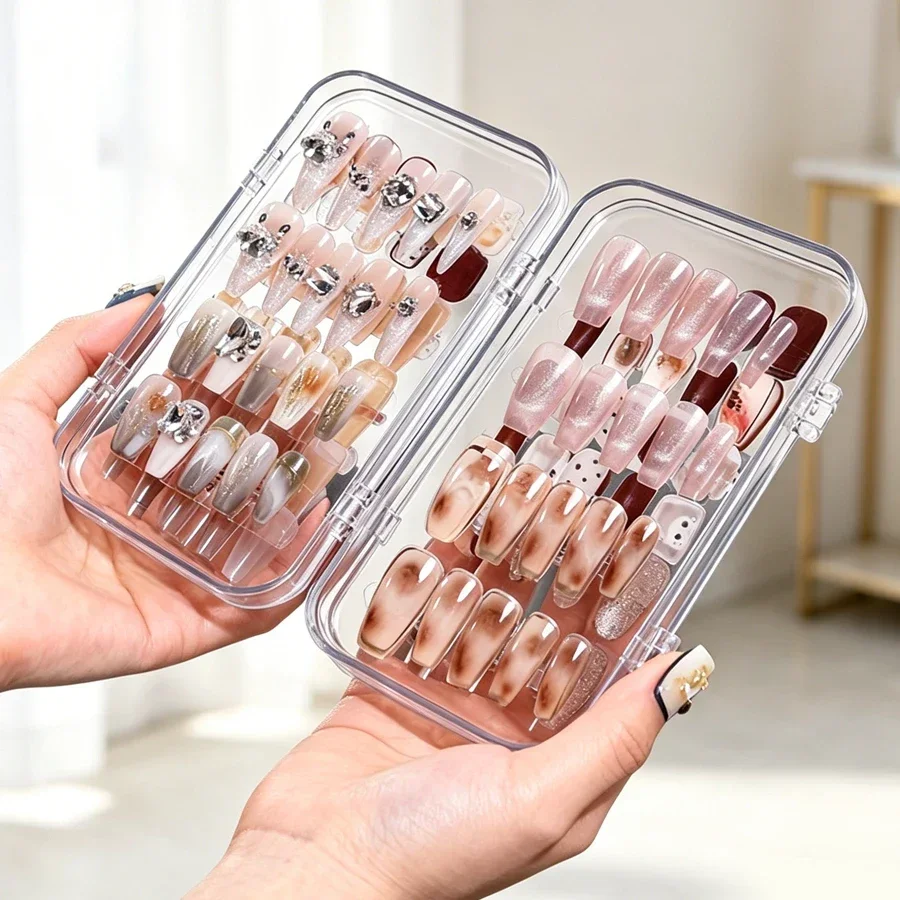 صندوق تخزين شفاف قابل للطي لأظ - مراجعة Nail Art Quotes وسعره