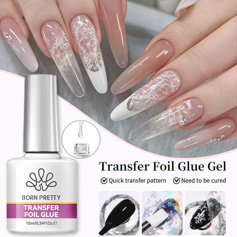 جل لاصق لرقائق الأظافر من BORN - مراجعة Nail Foil Transfer وسعره